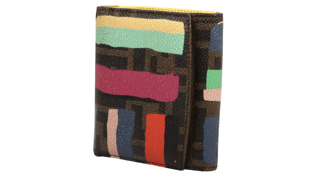 Fendi Small wallet Zucca Multicolor trifold st.Gessetti